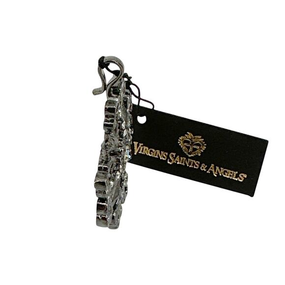 VIRGINS SAINTS & ANGELS VSA Electra Cross Medallion in Gunmetal - Picture 5 of 6